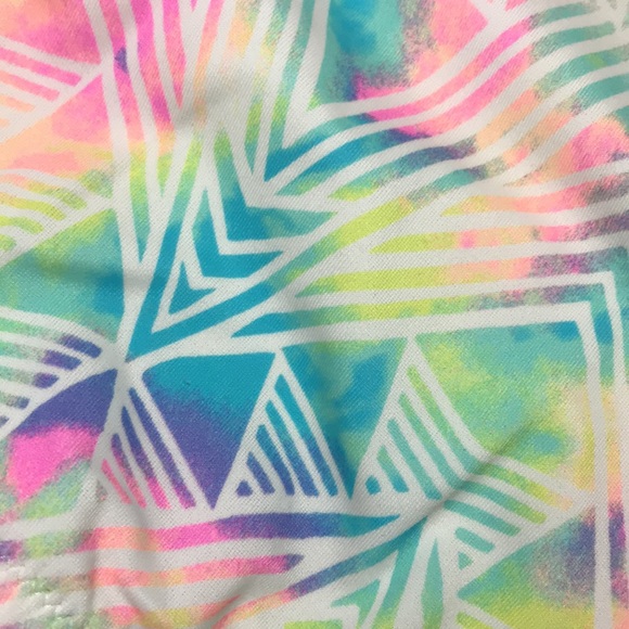 PINK colourful bikini top in L - Picture 3 of 6